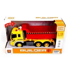 Машинка инерционная 1:16 Wenyi Самосвал со звуком и светом