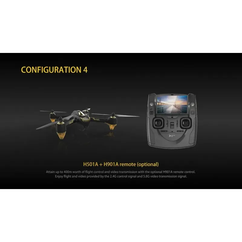 Квадрокоптер Hubsan X4 Air Pro Brushless WiFi FPV GPS Altitude 2,4 ГГц RTF (H501A HT011A)