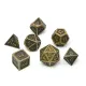 Набір металевих кубиків RPG 7 шт (об'ємні, матові)