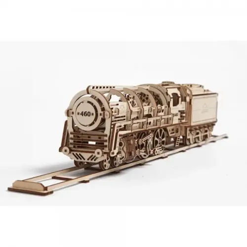 Ukrainian Gears Трехмерный пазл Ukrainian Gears Локомотив с тендером (70012)
