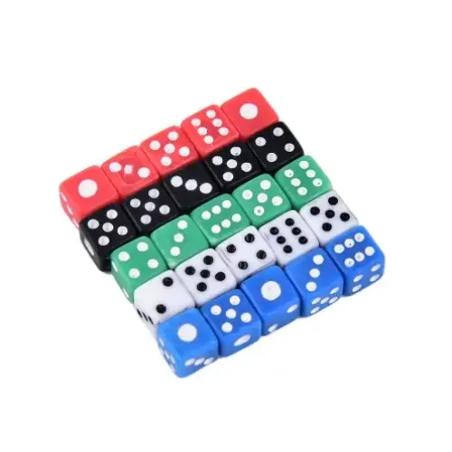 Игровые аксессуары Кубик D6 с точками (цвет в ассортименте)