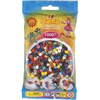 Термомозаїка HAMA Набір кольорових намистин MIDI 5+, 1000шт, 22 кольора