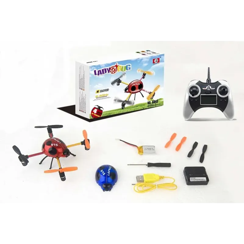 Квадрокоптер SH Lady Bug RTF 2,4 ГГц (SH-6043 Red)