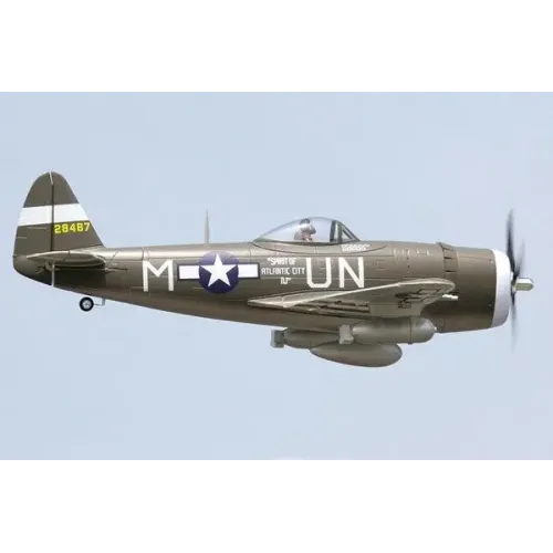 Самолёты Самолет FMS Republic P-47 Thunderbolt PNP 1400 мм (FMS019-1 Green)