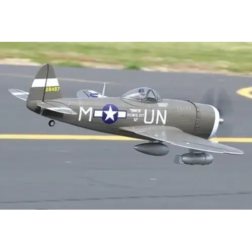 Самолёты Самолет FMS Republic P-47 Thunderbolt PNP 1400 мм (FMS019-1 Green)