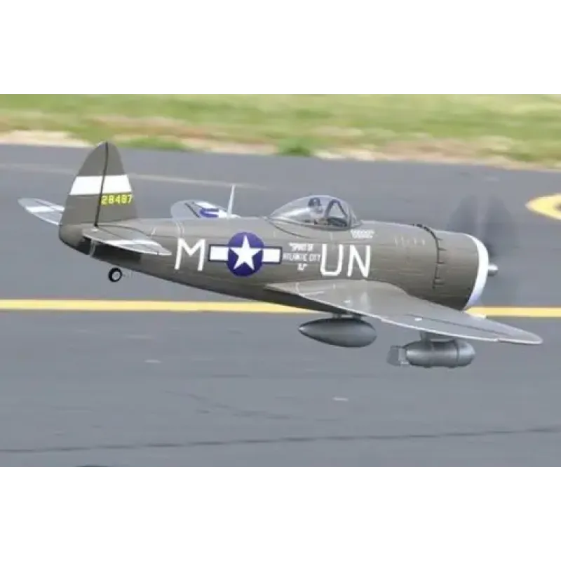 Самолет FMS Republic P-47 Thunderbolt PNP 1400 мм (FMS019-1 Green)