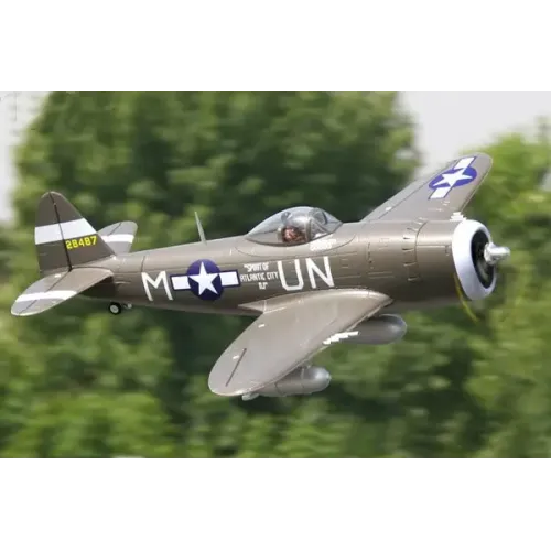 Самолёты Самолет FMS Republic P-47 Thunderbolt PNP 1400 мм (FMS019-1 Green)