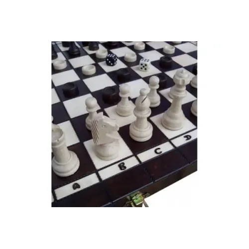 Ігрові набори Шахи 3 в 1 (шахи, шашки, нарди)