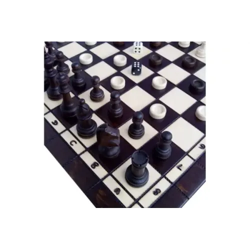 Ігрові набори Шахи 3 в 1 (шахи, шашки, нарди)