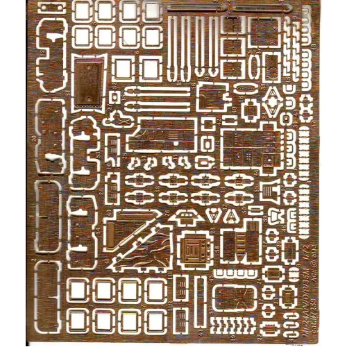 Фототравление Фототравление для вертолета Mи-24A/V/D/P (PE7258) Масштаб: 1:72