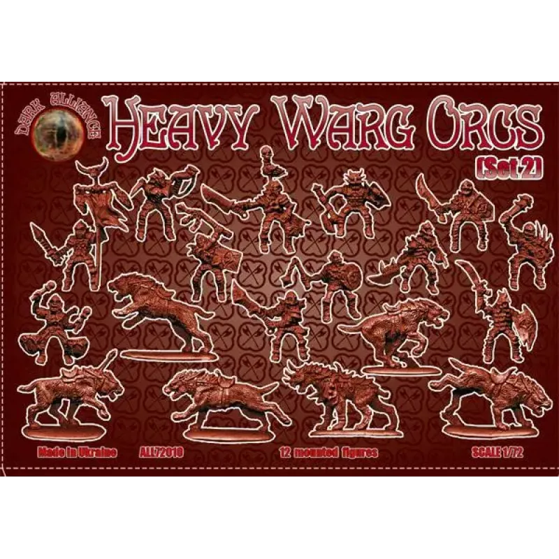 Heavy Warg Orcs (ALL72010) Масштаб: 1:72