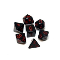 Набор кубиков RPG 7шт black