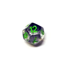 Кубик D12 с туманностью (цвет в ассортименте)