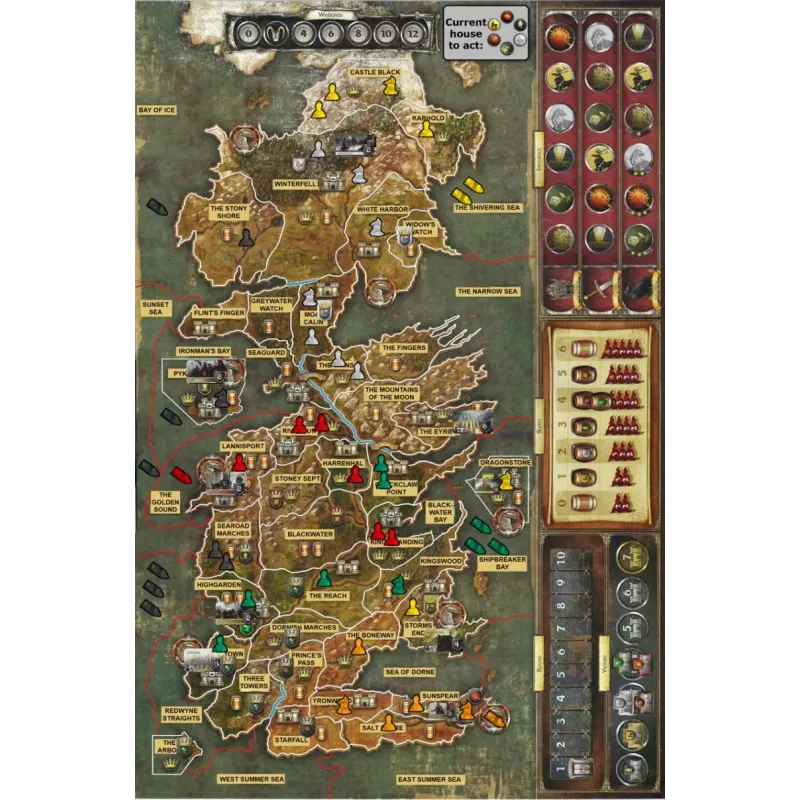 Игра Престолов. Танец с драконами (A Game of Thrones: The Boardgame - A Dance with Dragons)