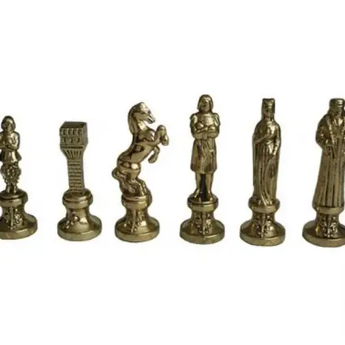 Шахи Шахи S9RED 36х36 см, Manopoulos, "Ренесанс-лицарі" в дерев'яному футлярі.