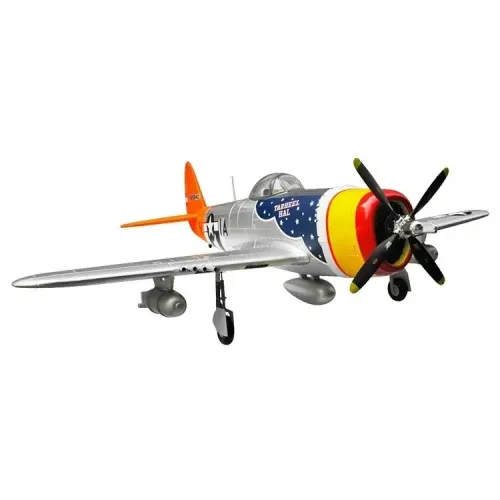 Самолёты Самолет FMS Republic P-47 Thunderbolt PNP 1400 мм (FMS019-1 Silver)