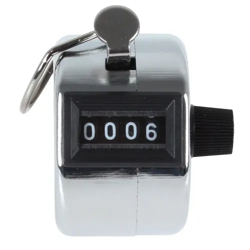 Каунтеры Механический ручной 4-разрядный счётчик кликер