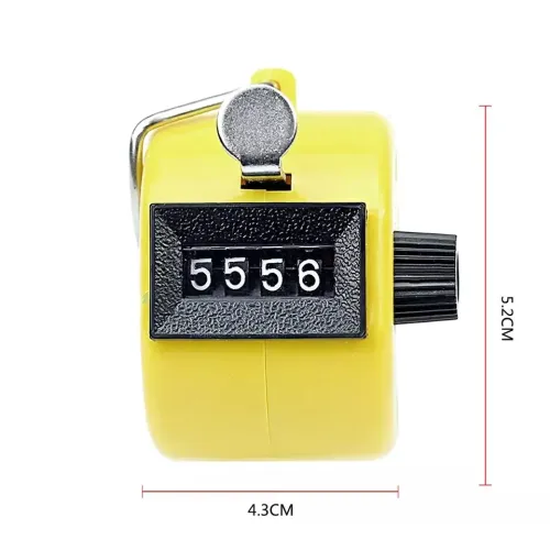 Каунтеры Механический ручной 4-разрядный счётчик кликер