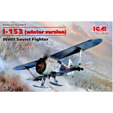 Винищувач Полікарпів І-153 "Чайка", 2 СВ (зимовий варіант) (ICM 32011)