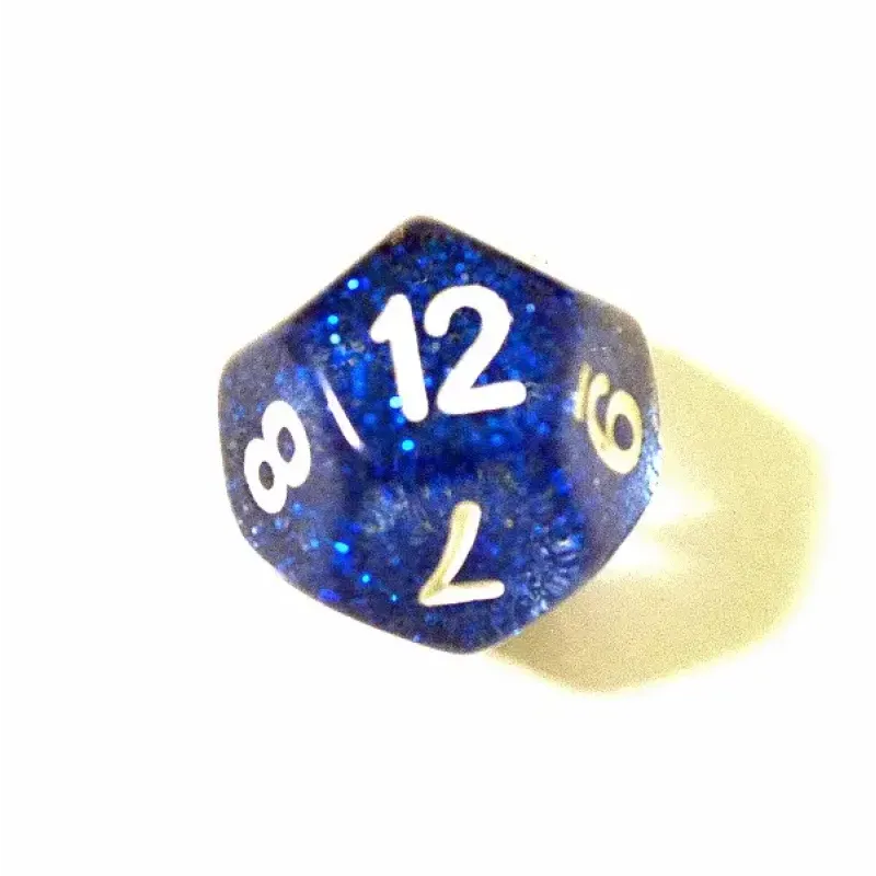 Кубик D12 блискучий (колір в асортименті)