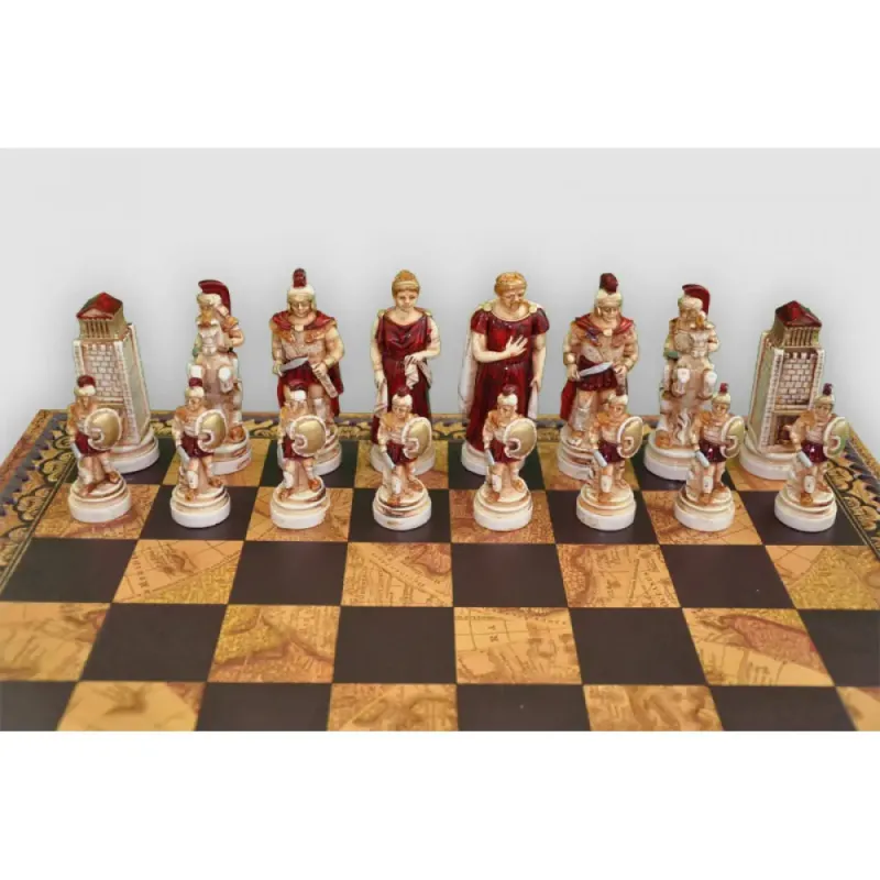 Шахові Фігури - "Battaglia Di Troia" (Medium Size) / "Троянська Битва" (SP64)