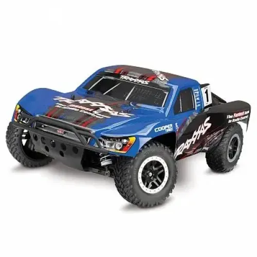 Шорт-корс Автомобиль Traxxas Slash Brushless Short Course 1:10 RTR 568 мм 4WD 2,4 ГГц TSM (68086-4 Blue)