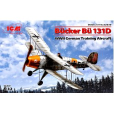 Німецький навчальний літак Bucker Bu 131D, 2МВ (ICM 32030)