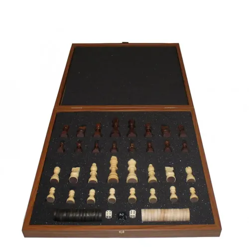 Игровые наборы Шахматы + нарды + шашки, STP36E, 39х39см, Manopoulos