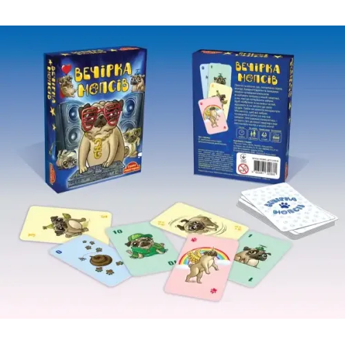 Настольная игра Вечеринка мопсов (The Pug Party)