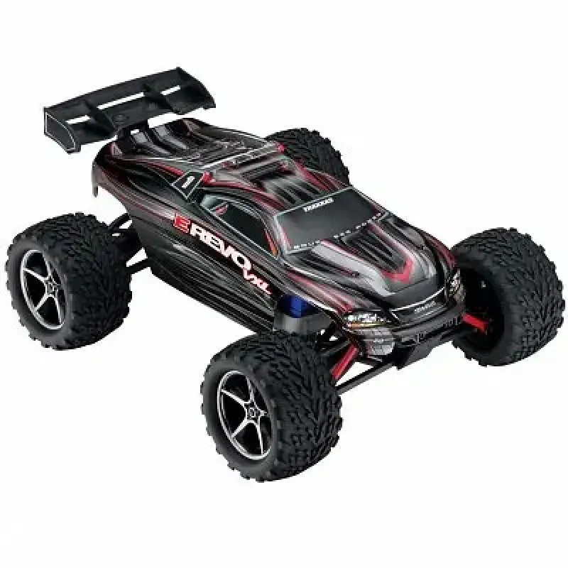 Автомобиль Traxxas E-Revo VXL Brushless Monster 1:16 RTR 328 мм 4WD TSM 2,4 ГГц (71076-3 Black)