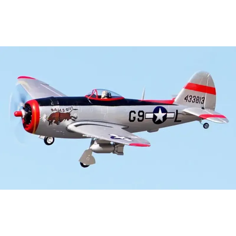 Самолет FMS Mini Republic P-47 Thunderbolt Balls out RTF 750 мм 2,4 ГГц (FMS027 Balls out)