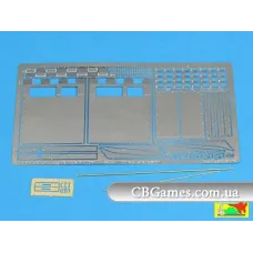 Задние крылья для танка Tiger I, Ausf.E (поздняя версия) для производителя Hobby Boss (ABR16-051) Масштаб:  1:16