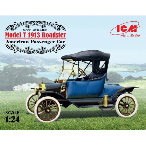 Авто-мото Американський пасажирський автомобіль Model T 1913 Roadster (ICM)