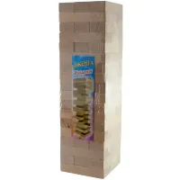 Дженга-Гигант массив дерева (60 брусков) (48х12,5х12,5 см)