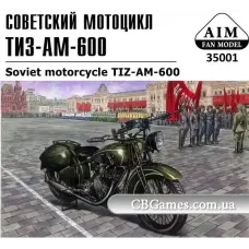 Радянський мотоцикл ТИЗ-АМ-600 з кулеметом ДП (AIM35001) Масштаб: 1:35