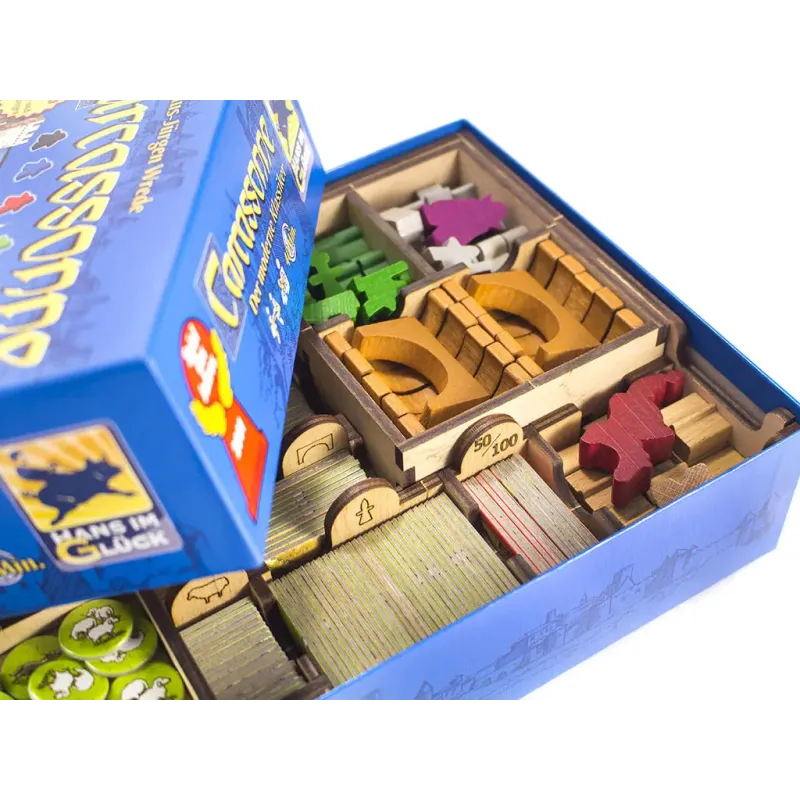 Органайзер для настільної гри Каркасон (Organizer for boardgame Carcassonne)