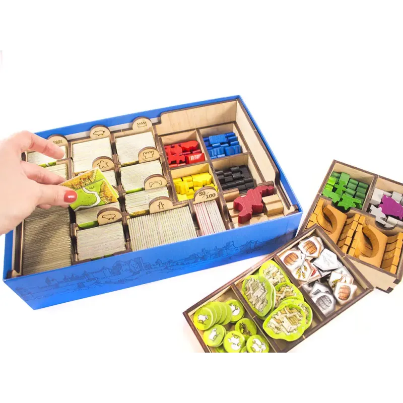 Органайзер для настільної гри Каркасон (Organizer for boardgame Carcassonne)