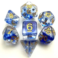 Набор кубиков RPG с туманностью 7 шт (цвет в ассортименте)