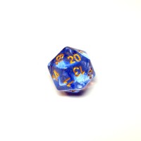 Кубик D20 з туманністю (колір в асортименті)