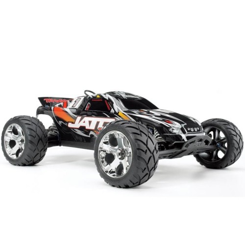 Стадиум-трак Автомобиль Traxxas Jato 3,3 Nitro Stadium Truck 1:10 RTR 420 мм 2WD 2,4 ГГц (55077-3 Orange)