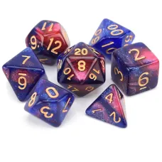 Набор Galaxy кубиков RPG 7 шт (цвет в ассортименте)