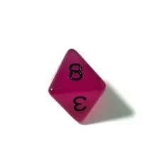 Кубик D8 светящийся в темноте (цвет в ассортименте)