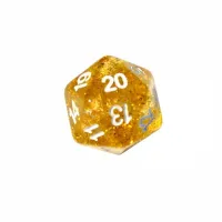 Кубик D20 блестящий (цвет в ассортименте)