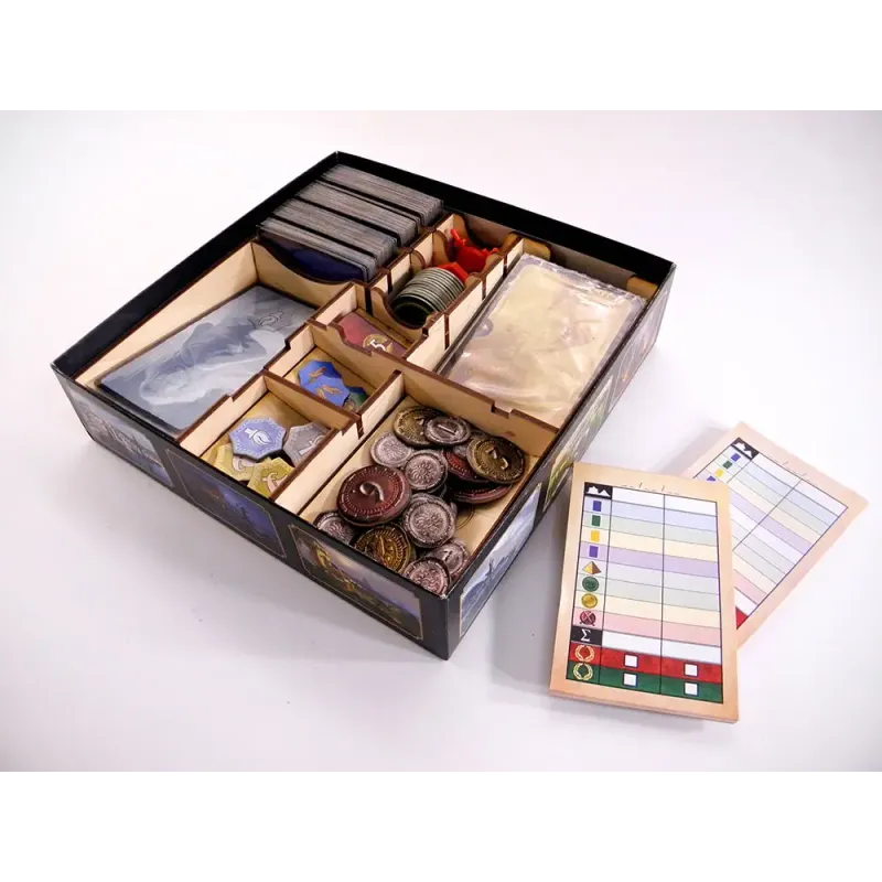 Органайзер для настольной игры 7 чудес: Дуэль + Пантеон (Organizer for boardgame 7 Wonders Duel + Pantheon)