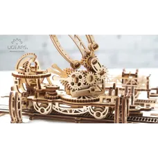 Тривимірна механічна головоломка-конструктор «Маніпулятор на рейках» (Серія «Механічний місто») (UG-024)