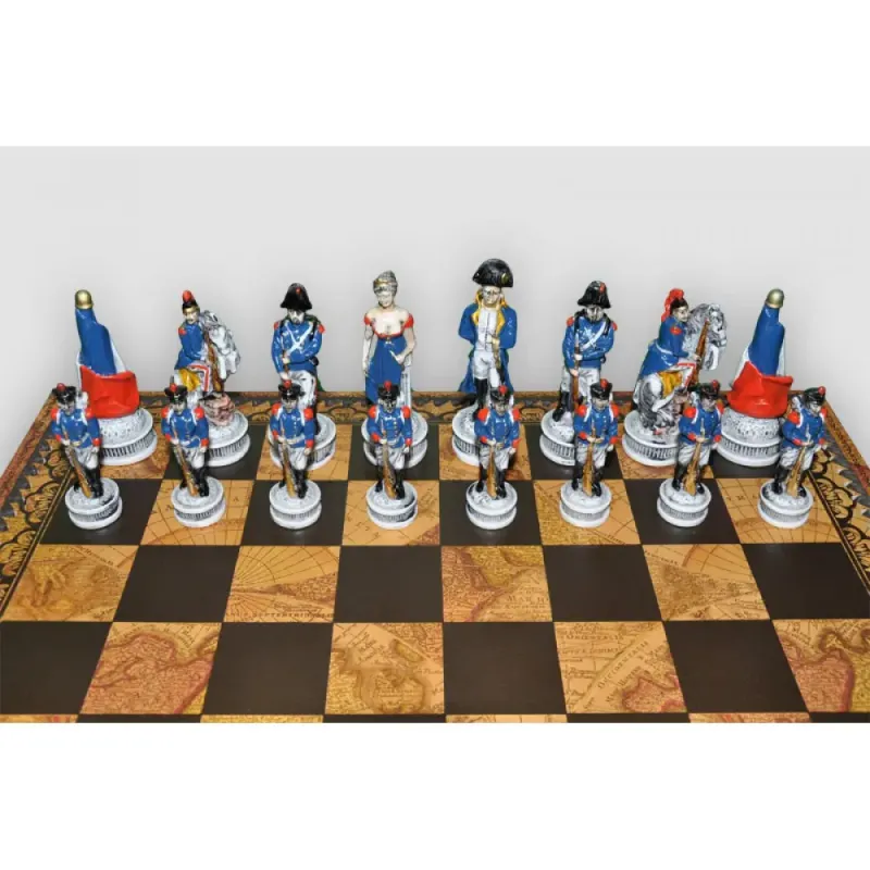 Шахові Фігури - "Battaglia Di Borodino" (Medium Size) / "Бородинський бій" (SP1812)