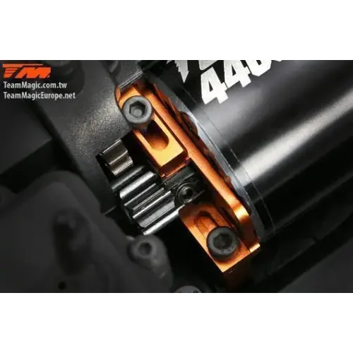 Монстр-трак Автомодель р/у монстр 1:10 Team Magic E5 коллекторный ARTR (серый)