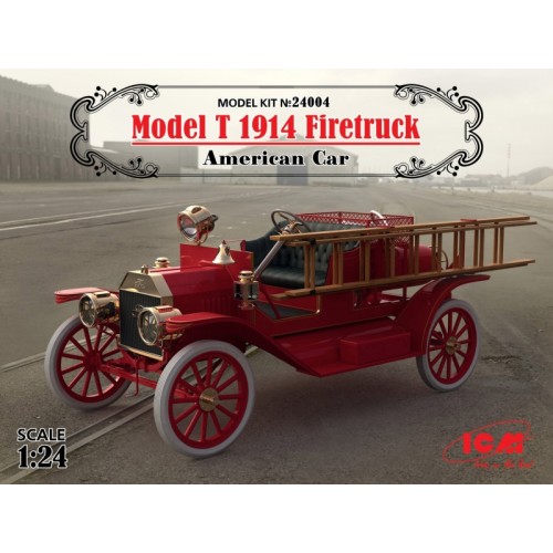 Авто-мото Американський пожежний автомобіль Model T 1914 р. (ICM 24004)