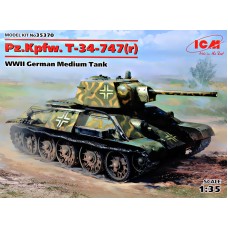 Німецький середній танк 747 T-34 (r), Друга світова війна (ICM 35370)