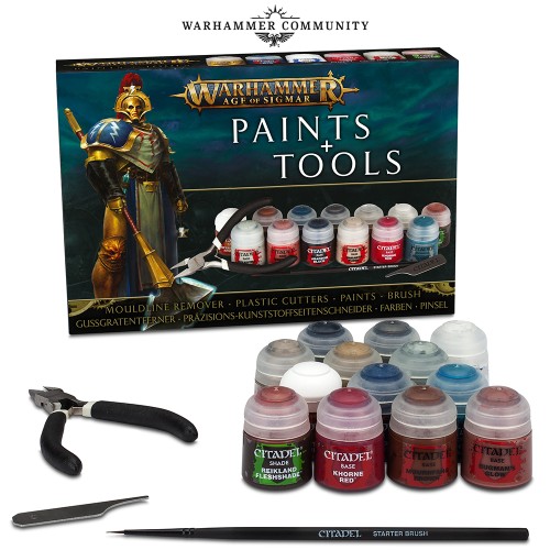 Age Of Sigmar AOS PAINTS+TOOLS